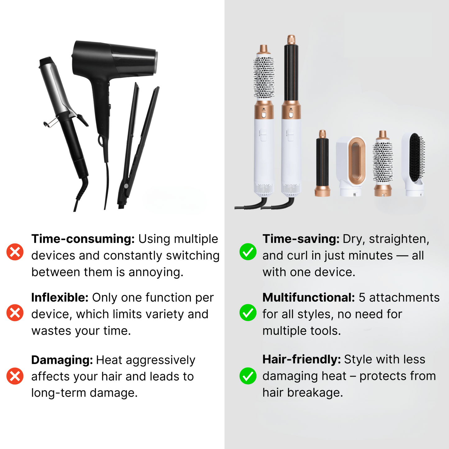 5-in-1 Hot Air Hair Styling Tool